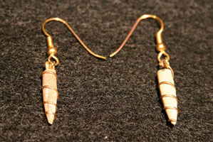 Belemnite French Wire earrings